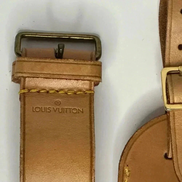 Authentic Louis Vuitton Luggage Tag and strap poignet - Picture 4 of 5